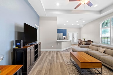 Living room with healthy amount of natural light,