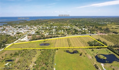 Aerial overview of property's location featuring a