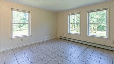 Living room is open to dining area...