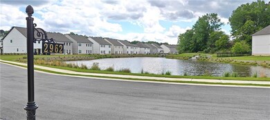 Water view with a residential view