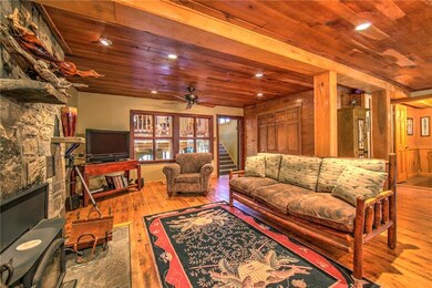 Designed with stone fireplace, open floor plan...
