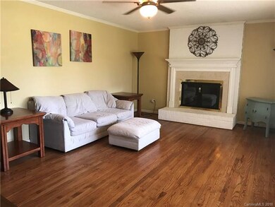 Living room with gas fireplace