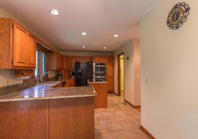 Laundry room off of the kitchen. 