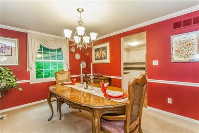 The Dining Room Features New lighting, Crown Moldi