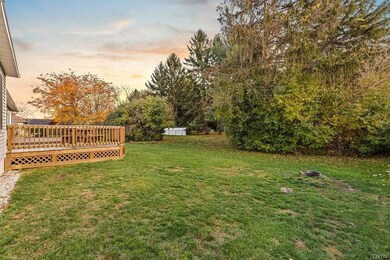Backyard with privacy.