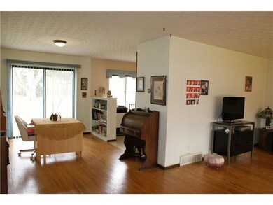 Living Room Hardwood floors and nice open floor pl