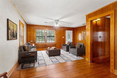 Turning around toward the front of the home to see