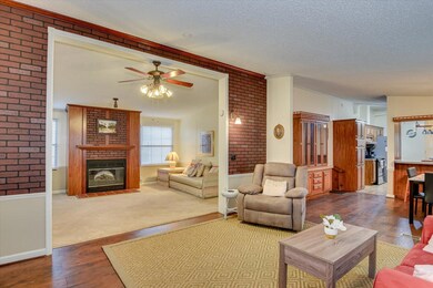 Family room from living room
