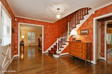 Spacious entryway sets the tone...