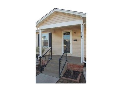 Exterior Front. Covered Front Porch/Entry into Hom