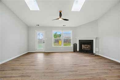 Large Family Room with high ceilings