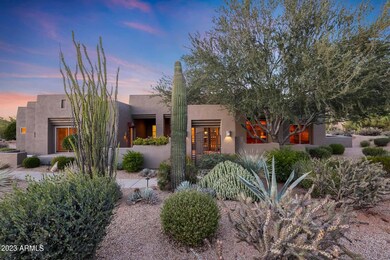 Front View of Home Twilight For Brochure