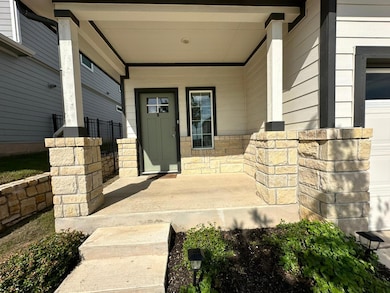 Doorway to property with a porch