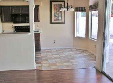Dining area off kitchen