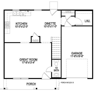 1601 Floor Plan First