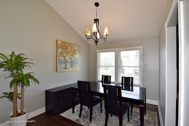 Formal Dining Room with Fresh Paint, Refinished Ha