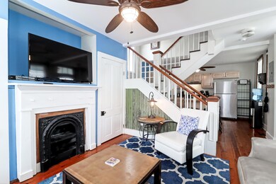 Unit A Living Room & Kitchen