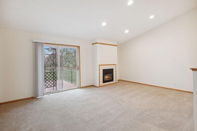 Access to  the deck from the living room