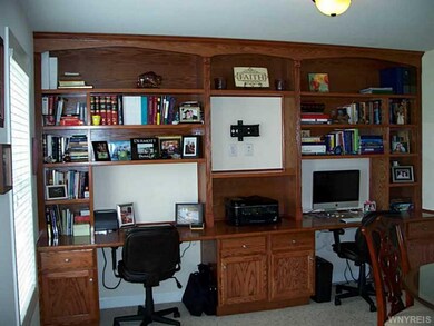Office. This den/office is right off the front ent