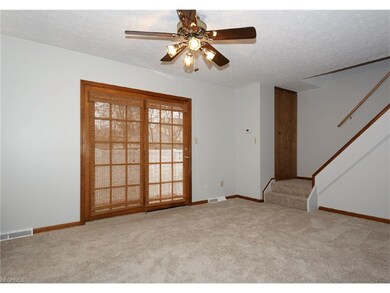 17'11' living room with double French doors to an 
