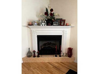 Living Room. gas fireplace