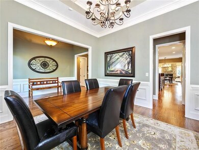 Wow your dinner guests in this formal DR with a dr