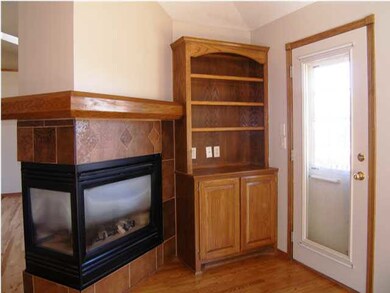 The hearth/dining side of the main floor 3 way gas