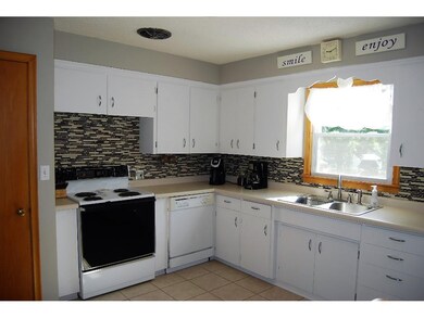 Updated with gorgeous back splash and freshly pain
