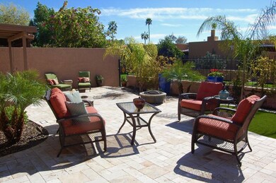 Backyard From Patio at Living Rm