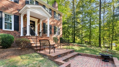 Custom brick patio and steps