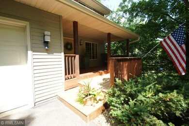 Wonderful front porch that is warm and inviting
