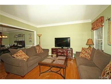 Living Room opens to Dining Room