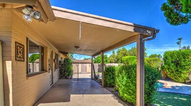 long covered patio