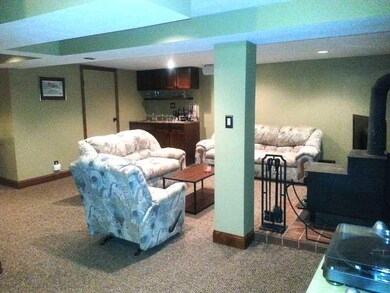 Family Room. There is a walk out to the side yard 