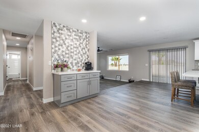 coffee or wine bar in dining room