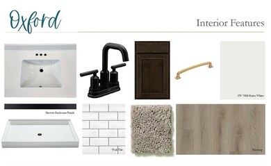 Primary bath design selections