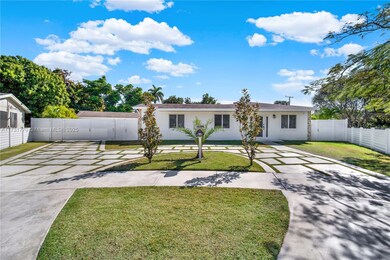 Front exposure with circular driveway