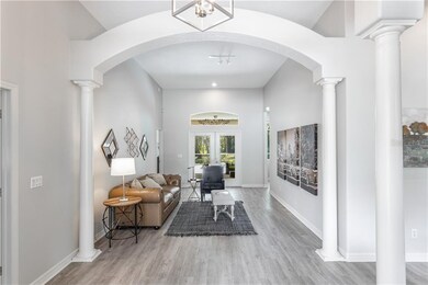 A GORGEOUS entry with a ton of natural light!