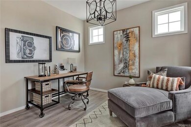 HOME IS NOT BUILT - Photo is of a decorated home f