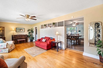 Mid-century modern meets contemporary open plan.