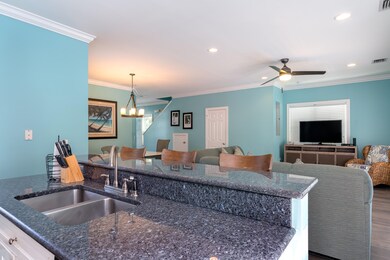 Open kitchen/living room