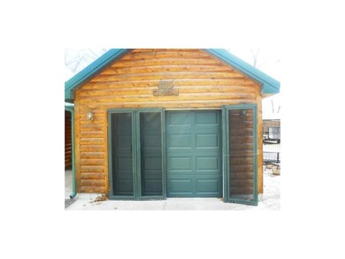Garage has bi-fold screen doors.  Summer sleeping?