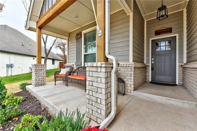 Inviting front porch!