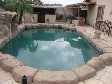 Lovely pool with waterfall/grotto