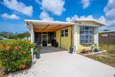 Carport and front porch on home