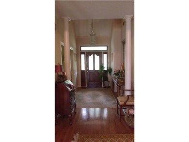 Spacious foyer.