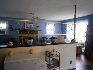 Looking from kitchen area over to...