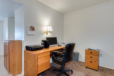 Office Area in Living Room