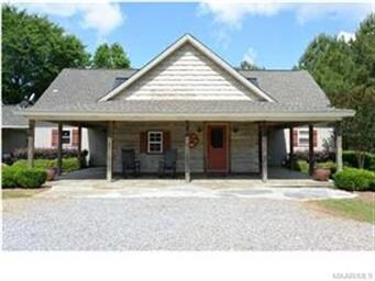 Left Front View. 2 Car Garage to the left with Dri