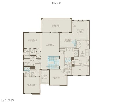 Vittoria Floor Plan - Seocnd Floor